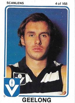 1981 Scanlens VFL #4 Terry Bright Front